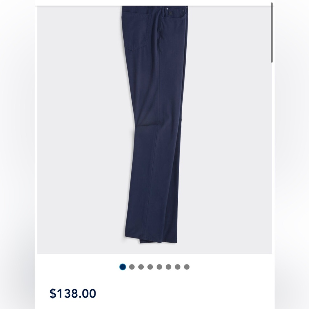 Vineyard Vines Pants Mens 38x32 Performance Pant - Picture 2 of 7